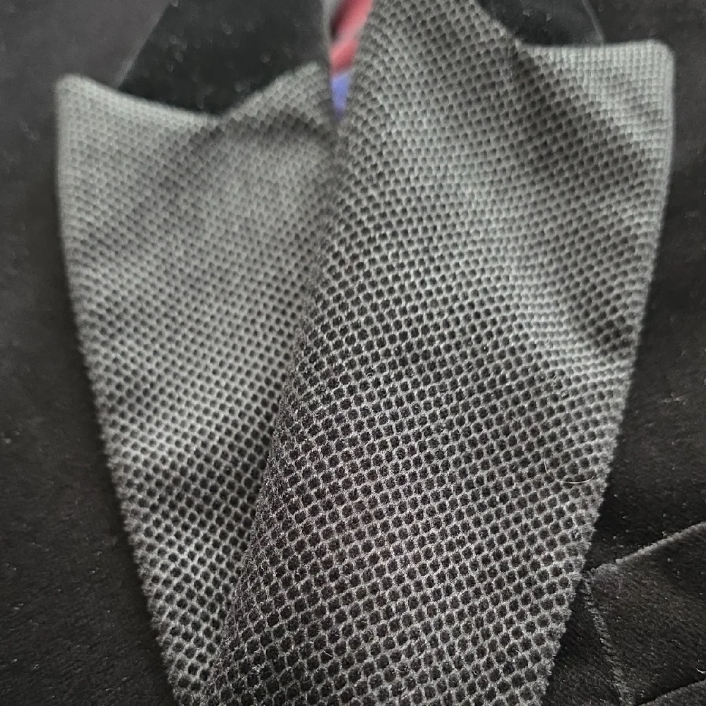 Robert Graham Elegant Black Velvet Blazer Texture Classic 44